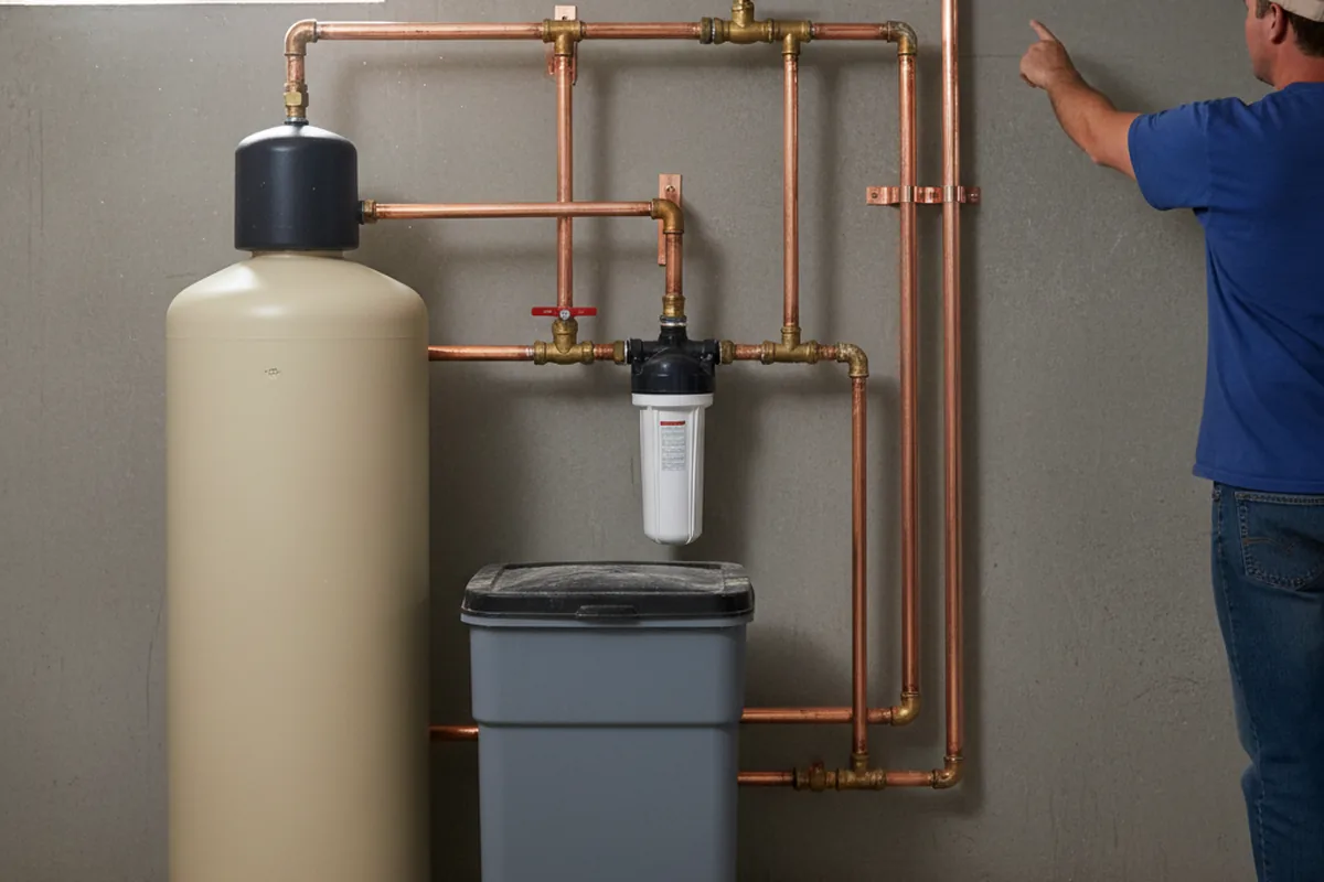 Whole-house water treatment system installed in El Dorado